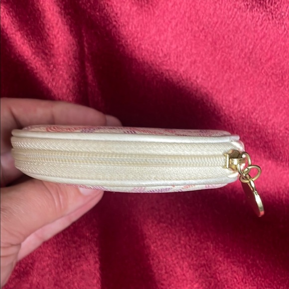 Coach Multicolor Circle Pattern Key & Card Holder x - Picture 7 of 7